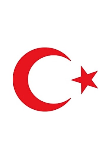 Türk Bayrağı Sticker Ay Yıldız Araba Oto Sticker 30 x 22 CM
