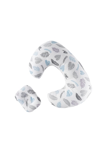 Dolıty Emzirme Yastığı Biberonla Besleme Hemşirelik Gri-yaprak