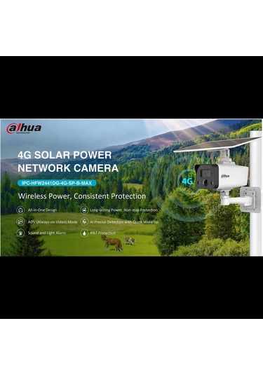 Dahua Ipc-hfw2441dg-4g-sp-b-max 4mpix, 3,6mm Lens, H265+, 30mt Gece Görüşü, Dahili Mikrofon, Ip67