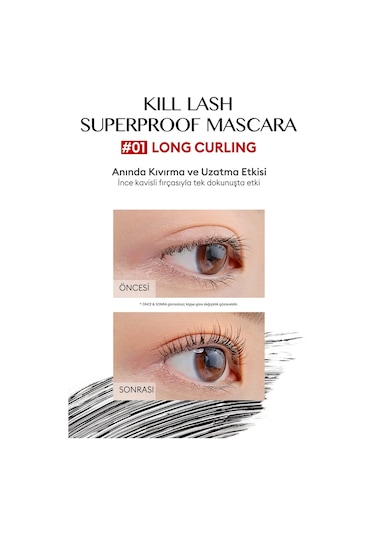 Clio Kill Lash Superproof Mascara 01 Long Curling
