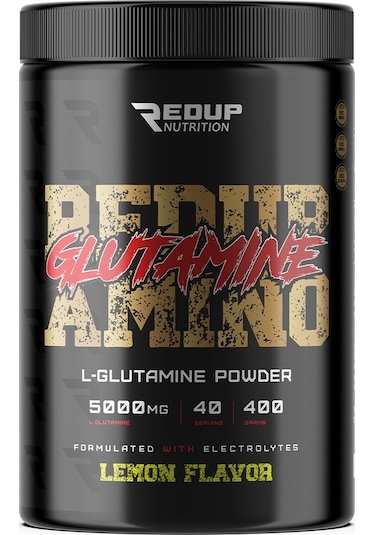 Redup Nutrition Glutamine 40 Servis 400 Gr Limon Aromalı