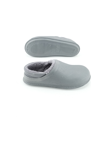 Gezer Erkek Kışlık Eva İçi Peluşlu Sessiz Taban Ev Bahçe Terlik Gt5kmm.15336.00.019.2h Gri