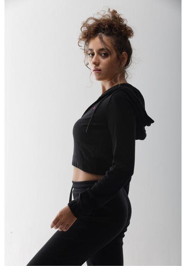 Kaşkorse Siyah Fitilli Eşofman Takımı Siyah