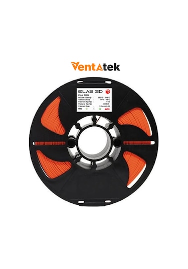 Elas 3d Turuncu Pla Pro Filament - 1.75mm - 1 Kg