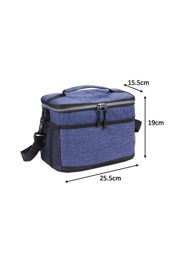 Suntek Soğutucu Çanta Çok Fonksiyonlu Mavi-25,5x15,5x19cm Mavi