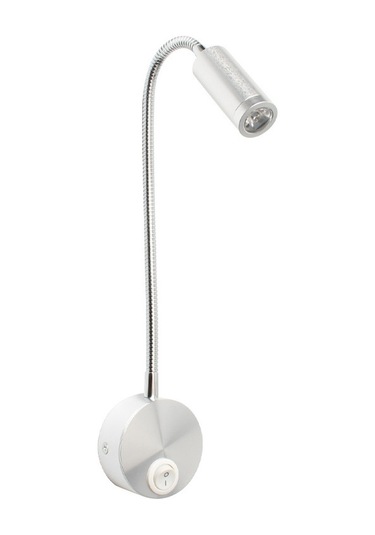 Geeroyoo Siyah Led Boyunlu Duvar Lambası - 3w Islak Beyaz Işık, Kişisel Okuma Için, Anahtarlı, Otel/yatak Odası Uygun Siyah