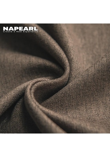 Novahub 1 Adet Koyu Kahverengi 70% Karartma Perde, Modern Tasarım Yatak Odası Halka Tipi Pencere Perdesi W100xl130cm Koyu Kahverengi