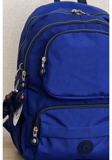 Nemo Group Saks Mavisi Okul Sırt Çantası Krinkıl Kumaş Saks Mavi