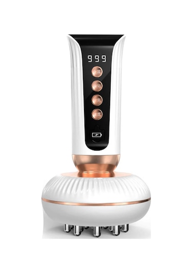 Carmine Elektriksel Kas Uyarıcı Isı Terapisi Tüm Vücut Masaj Aleti Beyaz