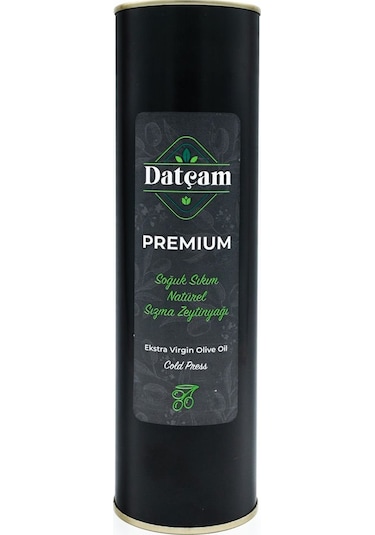 Datçam Premium Soğuk Sıkım Zeytinyağı Teneke 750 ML