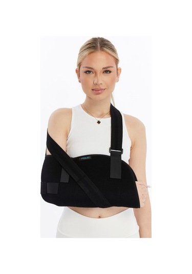 Prolife Kol Askısı Ayarlanabilir Lüks Süngerı Kırık Çıkık Incinme Ameliyat Sonrası Siyah