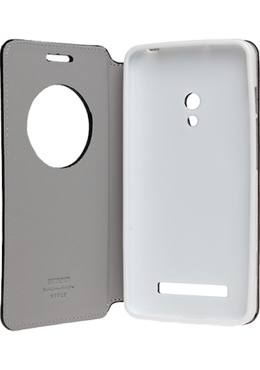 Simex Zenfone 5 İle Uyumlu Pencereli Standlı Kılıf Beyaz