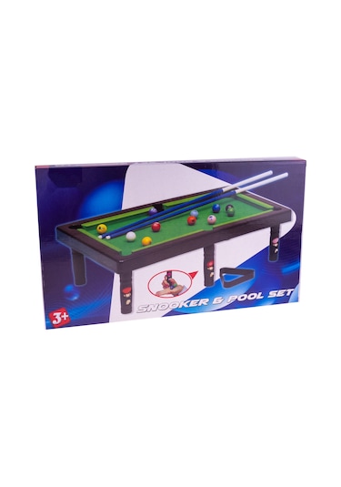 Bilardo Masa Üstü Ayaklı Oyuncak Süper Bilardo Seti
