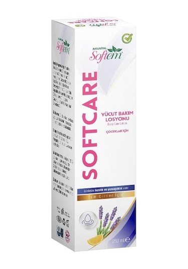 Softem Softcare Çocuk için Vücut Bakım Losyonu 250 ML