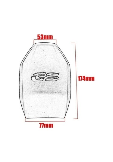 Yingfu Bmw İçin R1200gs R1250gs Motosiklet Yakıt Deposu Koruma Pedi Kapak Siyah Koruyucu Parça Siyah