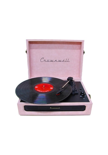 Pikap Casablanca Pembe Elektronik Bluetooth Hoparlör Plakçalar Cw001-lp