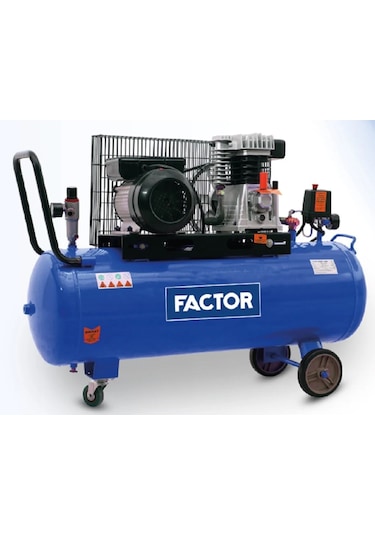 Factor AC100 2.5HP 100 L Yağlı Hava Kompresörü