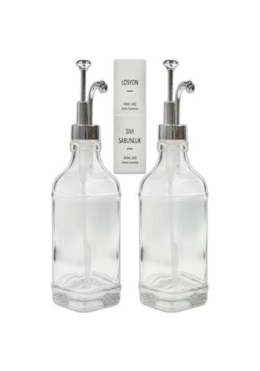 Büro Ev Ofis Banyo Mutfak Düzeni İçin Krom Cam Sıvı Losyon Sabunluk Diğer