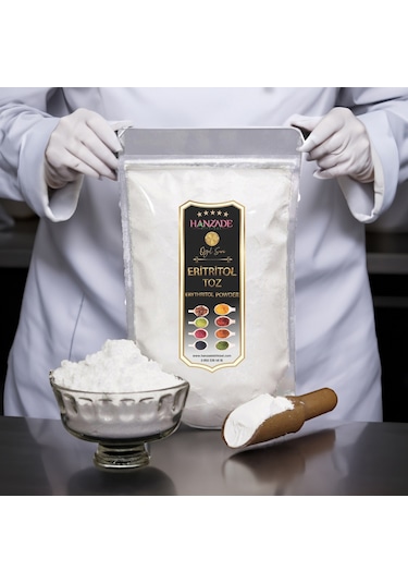 Hanzade Bitkisel Eritritol Pudra Form 500 G