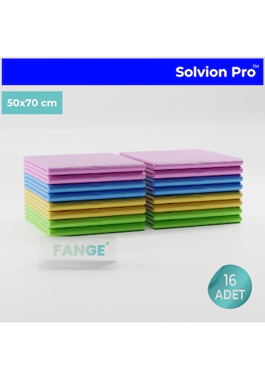 16 Adet Fange Solvion Pro Temizlik Bezi, Büyük Boy 50 X 70, Yen