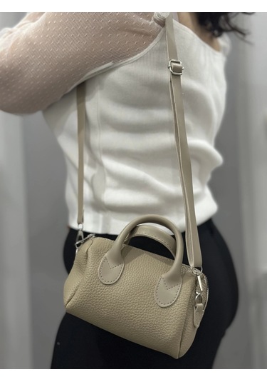 Biçomi Vizon Cilt Bugo Çanta Vizon