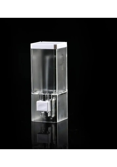 6x6x16.5cm-250ml Manuel Sabunluk Şeffaf Duvara Monte Banyo Temizleyici Şampuan Duş Jeli Konteyner Şişe