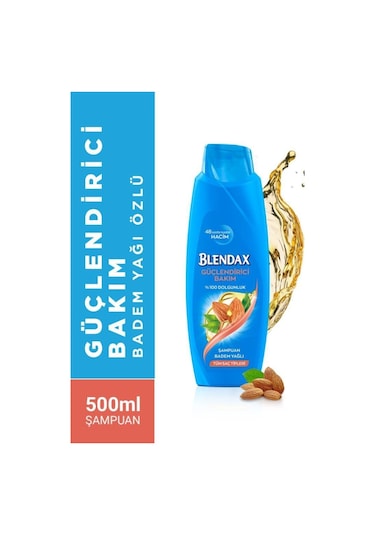 Blendax Bakım Badem Yağı Özlü Şampuan 500 ML