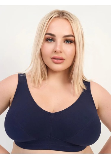 Lavandına Desteksiz Pamuklu Sütyen Yeni Zaman 228891412 Mavi