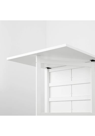 Ikea Beyaz Modern Yemek Masası - Katlanır Mutfak Masası