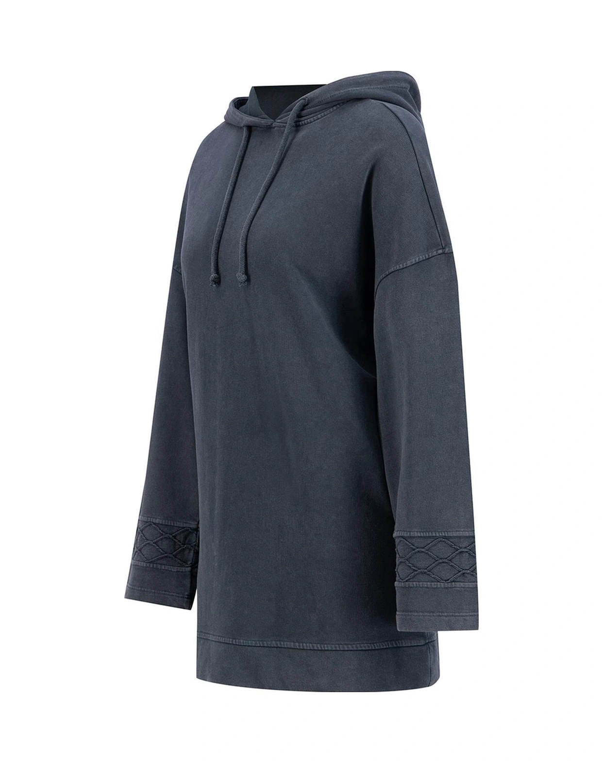 Armine Yıkama Efektli Sweat 24kd6804 Antrasit Füme