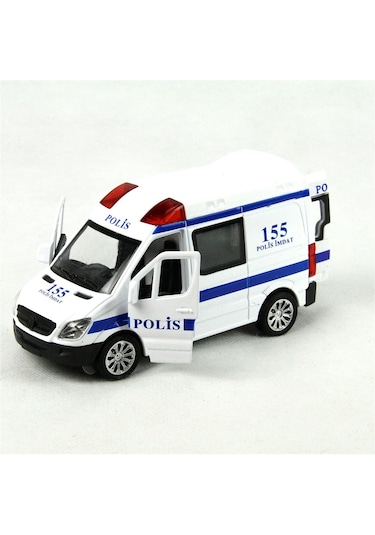 Vardem Çekbırak 1:30 Işıklı Sesli Polis Arabası 588a-pol
