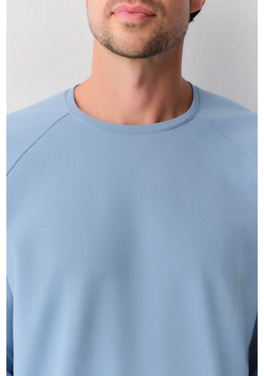 Suwen Mike Erkek Pijama Takımı Sh263086601352 Lacivert Ekose