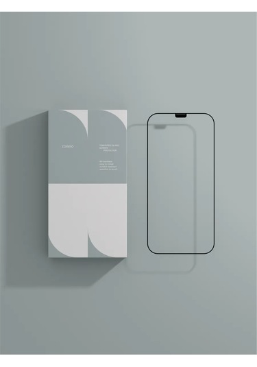 Commo  iPhone Uyumlu 12/12 Pro İçin Uygulama Beslemeli Ekran Koruyucu Cam 223417550