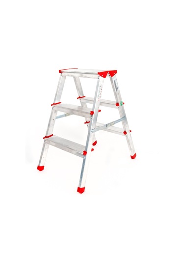 Alüminyum Çift Çıkışlı 3 Basamaklı Merdiven 68 Cm Accm.01