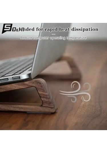 Zyzqstore Dikey Ahşap Taşınabilir Dizüstü Bilgisayar Standı, Masa Uygun, Çok Renkli Özellikli Çok Renkli