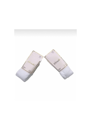 Çocuk Pamuklu Kilotlu Çorap Beyaz 0-15 Yaş Beyaz