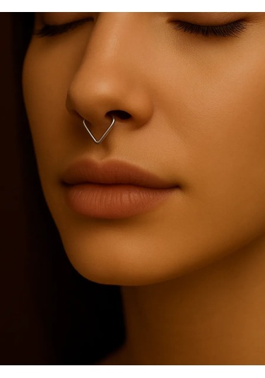 Pınme Piercing İçin Klikaç Yüzük 158737297 Gri