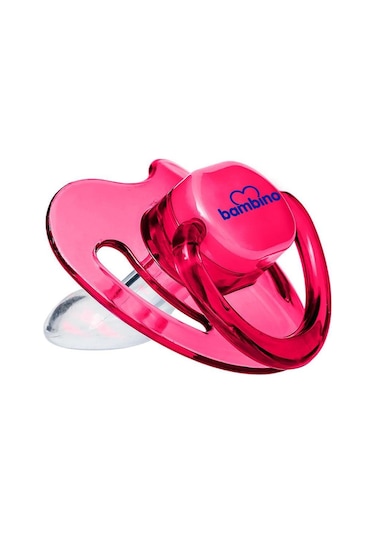 Bambino Silikon Damaklı Emzik 6-18 Ay - Pembe
