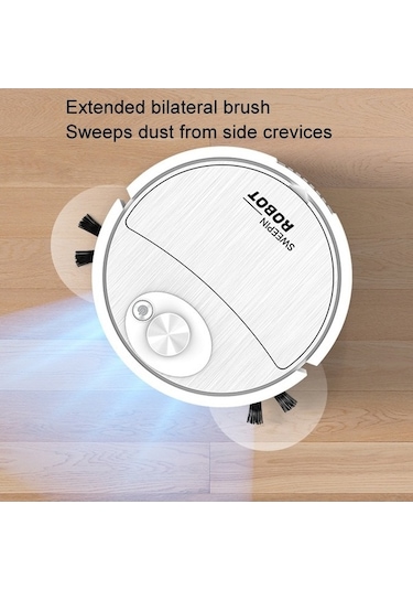 Fastbuy Akıllı Süpürme Robotu Süpürme Paspas Emme 3'ü 1 Arada Temizleme Makinesi 8088 Pembe Pembe