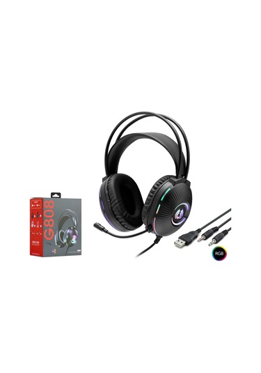 Hadron G808 H83 RGB Kablolu Oyuncu Kulaklığı