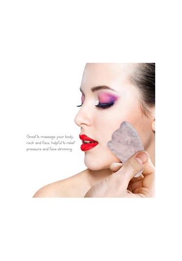 Youtek Doğal Pembe Kuvars Yüz Masaj Seti - Jade Roller & Gua Sha İle Cilt Sıkılaştırma Ve Gençleştirme