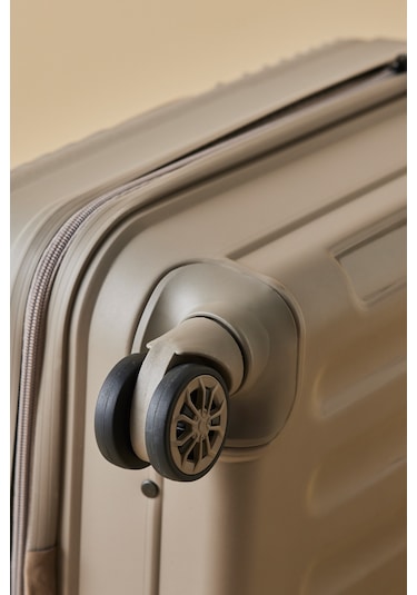Karaca Container Vera Kabin Boy Valiz Bej Bej