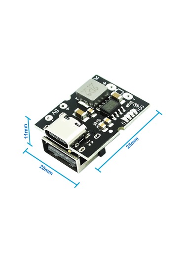 5V 2A Usb Çıkış Powerbank Devresi  Type C Usb Giriş Lityum Lion