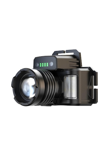 Novahub Süper Parlak 30w Led Sensör Fener, Dahili Pil, Usb Şarj, Su Geçirmez Kafa Lambası, 1500m Menzil, Çok Renkli, Ce Rohs Çok Renkli