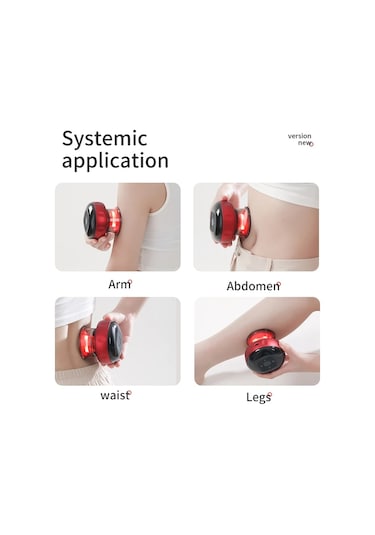 Sones 12 Hızlı Uzaktan Kumandalı Hacme Terapi Masaj Seti 3 Kupalı Beyaz