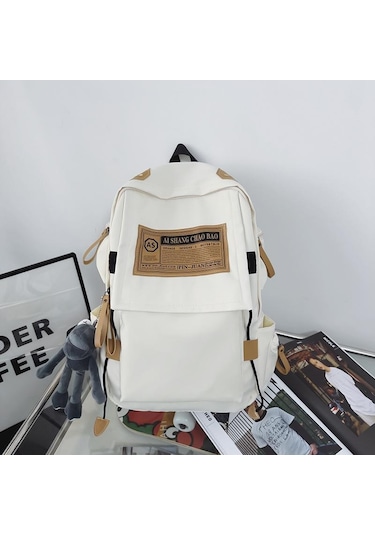Mavi Kore Versiyonu Schoolbag Unisex Ortaokul Öğrencisi Su Geçirmez Moda Marka Sırt Çantası Erkek Büyük Kapasiteli Çift Sırt Çantası 30x14x40cm