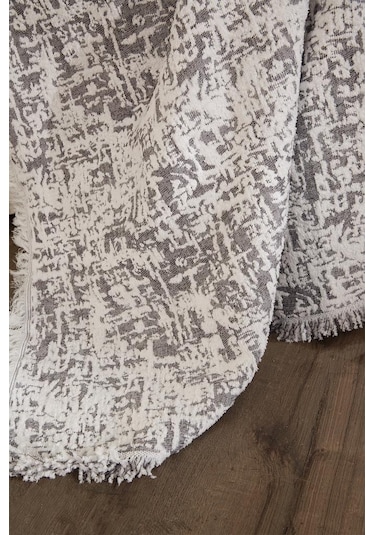 Puffy Pamuk Çift Kişilik Tek Battaniye 200x220 Antrasit Antrasit