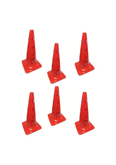 Avessa Hn-52-1 Delikli Antrenman Hunisi 52 Cm Kırmızı 6lı Kırmızı