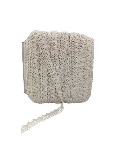 Kopanaki Dantel En 1,5 Cm Krem 5 Metre