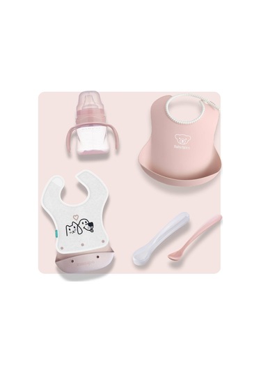 Mamajoo & Babybjörn 4'lü Beslenme Seti - Powder Pink
